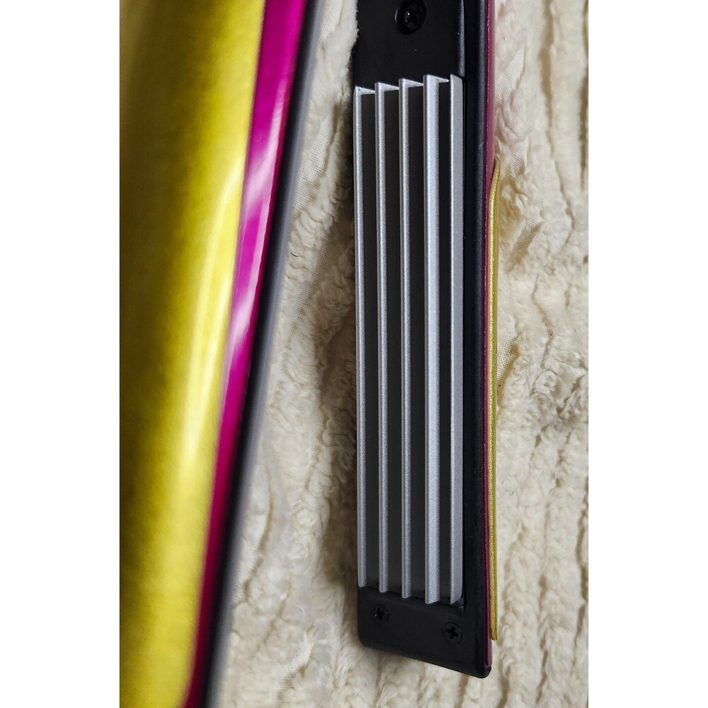 Original Bed Head TIGI Mini Hair Crimper Iron Pink/Yellow BH344 - Tested & Hot! - Picture 7 of 11